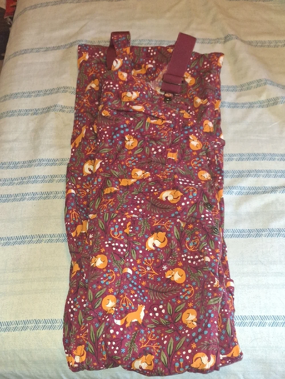 Fox Print Duluth Overalls - Picture 1 of 2